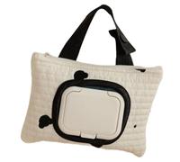 Ddujbtp Bolsa de transporte bordada con diseño de oso para cochecito de bebé, accesorios de cuidado de bebé, bolsa de almacenamiento grande para familias, compras, viajes que el bebé debe obtener