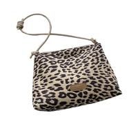 Ddujbtp Bolsa holgada con estampado de leopardo de gran capacidad, bolsa de hombro moderna para axilas, bolso casual para uso diario esencial, Khaki, Organizador de bolsas