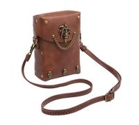 Ddujbtp Bolso cruzado medieval steampunk para mujeres y hombres, bolso de hombro retro con diseños de correa ajustable
