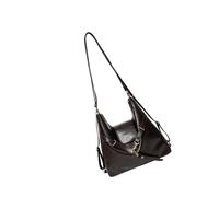 Ddujbtp Bolso de hombro para mujer, bolso simple y bolso de mano, mochila de gran capacidad, bolsa cruzada retro para otoño e invierno, café, Organizador de bolsas