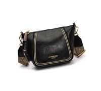 Ddujbtp Bolsos de hombro de piel sintética para mujer, bolso cruzado ligero con correa ajustable, bolsa de cubo de moda, Black, Organizador de bolsas