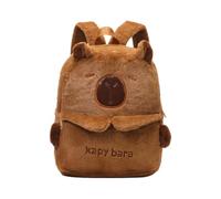 Ddujbtp Bonita mochila de felpa Capybara para niños y adolescentes, mochila escolar suave y práctica con gran capacidad para la escuela o viajes, 1, Organizador de bolsas