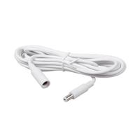 Ddujbtp Cable de alimentación de alta corriente CC de 5,5 mm x 2,1 mm hembra a macho, con aislamiento de ABS, núcleo de cobre, 36 W, 1 m a 15 m, para panel solar CCTV, luz LED, cable de alimentación