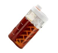 Ddujbtp Cafetera helada extragrande con marcas de medición claras, filtro extraíble y diseño seguro para nevera, para uso doméstico, jarra de infusión fría de gran capacidad