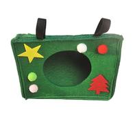 Ddujbtp Cama peluda para mascotas, para animales pequeños, para colgar, juguete suave para conejos, roedores escondidos, juguete para jaula segura para mascotas