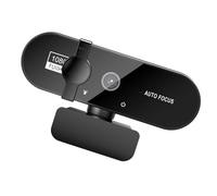 Ddujbtp Cámara web USB W66 con micrófono integrado y enfoque automático para estudiantes y trabajadores de oficina remotos, cámara de videoconferencia