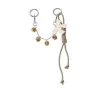 Ddujbtp Colgante de bolas, borlas y bolas de felpa estéticas con lazo, para bolso cruzado, mochila y decoración de monedero, a, Organizador de bolsas