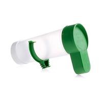 Ddujbtp Comedero para loros para jaula, dispensador de agua para periquitos, sin ensuciar, accesorios de jaula de cacatúa, alimentación automática, 141.7 g, comedero para pájaros Rspb