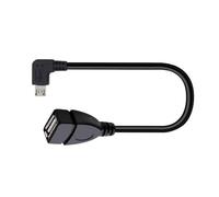 Ddujbtp Convertidor compacto de USB a USB de 480 Mbps de transferencia de datos rápida y compatibilidad universal para teléfonos inteligentes, cámaras, convertidor OTG en ángulo