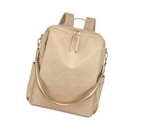 Ddujbtp Elegante mochila para mujer, para viajes, oficina y compras, ligera, de piel sintética, mochila escolar informal, White, Organizador de bolsas