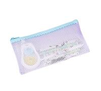 Ddujbtp Estuche de gran capacidad, resistente al agua, ligero, transparente, para estudiantes, adultos, niños, impermeable, ligero, Purple