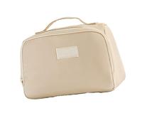 Ddujbtp Estuche funcional con 9 capas de gran capacidad para artículos de papelería, bolsa de maquillaje organizada para la escuela, beige, Organizador de bolsas