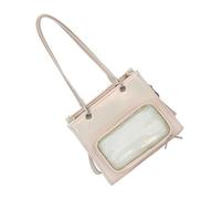 Ddujbtp Harajuku Itabag - Bolso de hombro transparente con bolsillo para mujer, bolso cruzado para mujer, Pink, Organizador de bolsas
