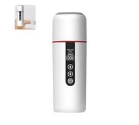 Ddujbtp Hervidor de agua portátil USB de 500 ml para coche, 12 V/24 V, taza de viaje de calentamiento rápido para café y té, taza térmica densa para uso de corriente directa