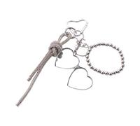 Ddujbtp Llavero de diamantes de imitación con colgante de corazón, llavero para bolsa, espejo de amor, bolso de mano, llavero creativo para decoración de bolsas, K4539, Organizador de bolsas