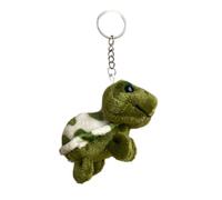 Ddujbtp Llavero de tortuga de felpa de dibujos animados, bonito llavero colgante para llaves, mochila, bolso de mano, dije para niñas, mujeres, bolso, llavero, decoración, regalo de joyería, verde