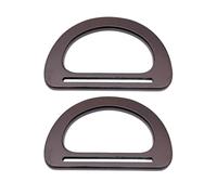 Ddujbtp Manijas de repuesto en forma de D para bolsos de mano, asas decorativas para pajitas, playa, bolsos de mano, Color café, Organizador de bolsas
