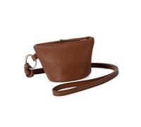 Ddujbtp Mini bolsa de cuello estilo coreano para mujer, elegante cartera de piel sintética, bolso pequeño para ir de compras o viajes, Color castaño, Organizador de bolsas