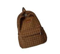 Ddujbtp Mochila de pana de gran capacidad para adolescentes, mochila escolar para estudiantes, mochila Harajuku, bolsa de viaje para uso diario, Brown, Organizador de bolsas