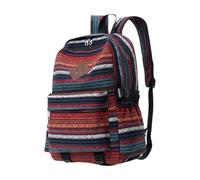 Ddujbtp Mochila escolar de lona para laptop para estudiantes universitarios y entusiastas del gimnasio, bolsas étnicas, mochilas de gran capacidad, Red, Organizador de bolsas