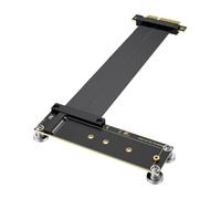 Ddujbtp Plug And Play PCIe4.0 - Cable de extensión 4X con conexión segura y PCB para una expansión sin problemas