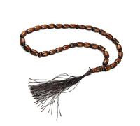 Ddujbtp Práctico rosario de sándalo de 33 cuentas portátil para prácticas de Zikr y Mindfulness, uso diario casual, regalos musulmanes