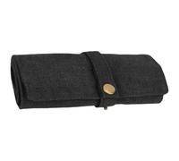 Ddujbtp Prácticos organizadores de correa de reloj para viajes, caja plegable de lona de algodón con capacidad para 10 correas para relojes inteligentes, accesorios de lona de algodón, 47x17cm, Lona