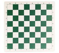Ddujbtp Tablero de ajedrez portátil y enrollable de cuero para torneo, plegable, tablero de ajedrez internacional, fácil de usar, portátil, enrollable y suave