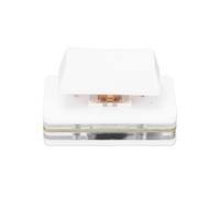 Ddujbtp Teclado de conmutación roja individual intercambiable en caliente, función programable, tipo C, accesorios individuales con cable USB C, macro para juegos