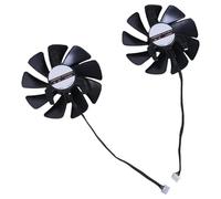 Ddujbtp Ventilador de GPU de 95 mm FD10015M12D DC12V 0.45A para ventilador de refrigeración de tarjeta gráfica RX580 2048SP 8G D5