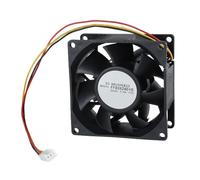 Ddujbtp Ventilador de refrigeración con función de alerta FFB0824EHE 80 x 80 mm, 8 cm, para protección contra sobrecalentamiento de computadora/servidor