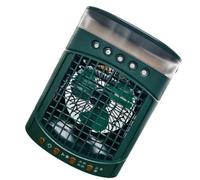 Ddujbtp Ventilador de torre oscilante sin aspas con función de humidificación, aire acondicionado portátil con luz LED, ventilador silencioso para dormitorio
