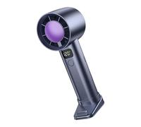 Ddujbtp Ventilador portátil de mano de 120 velocidades, recargable, de enfriamiento rápido, compacto para viajes, al aire libre, oficina, hogar, viajes, ventilador de refrigeración