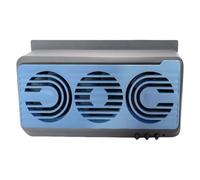 Ddujbtp Ventilador solar portátil de ahorro de energía para coche, 3 ventiladores, sistemas de refrigeración para mejorar la reducción del olor del aire y la comodidad