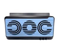 Ddujbtp Ventilador solar portátil de ahorro de energía para coche, 3 ventiladores, sistemas de refrigeración para mejorar la reducción del olor del aire y la comodidad