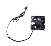 Ddujbtp Ventiladores de gabinete USB de 80 mm con control de termostato para una refrigeración eficaz de aparatos electrónicos y electrodomésticos