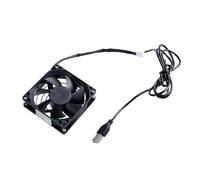 Ddujbtp Ventiladores de gabinete USB de 80 mm con control de termostato para una refrigeración eficaz de aparatos electrónicos y electrodomésticos