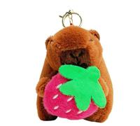 Ddujbtp Zen Capybara - Llavero de felpa con dije para bolso, bolso, accesorios que simbolizan la paz y la suerte para Año Nuevo, 7 estilos, Organizador de bolsas