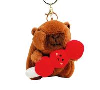 Ddujbtp Zen Capybara - Llavero de felpa con dije para bolso, bolso, accesorios que simbolizan la paz y la suerte para Año Nuevo, 5 estilos, Organizador de bolsas