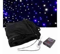 DDZJTPP Fondo Tela Cielo Estrellado Escenario LED, Telón Fondo Estrella Cielo Nocturno, Telón Fondo Fotografía Estrellada con Temática Espacial del Universo Cortina Estrellas Galaxia,3x3m