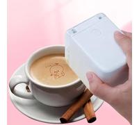 DDZJTPP Impresora De Alimentos,Impresora Portátil para Pasteles En Color,Mini Impresora Comestible,Máquina Impresora Comestible para Pan,Café,Amantes De Comida,Cocina Artística