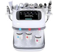 DDZJTPP Máquina Belleza Hidrógeno Y Oxígeno, Máquina Hidratación Facial 10 En 1 con Pantalla 8 Pulgadas, Descompone Rápidamente Moléculas Agua para Una Limpieza Profunda, para Salones Belleza
