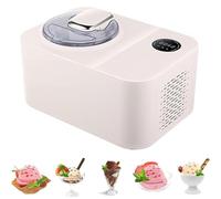 DDZJTPP Máquina Helados Casera Pequeña Máquina De Helados De Cono Autorefrigerada Completamente Automática Máquina De Helados 1.2l De Gran Capacidad para Niños,Yogur,Helado Y Sorbete