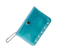 De 10 Estuches para tarjetas de PP Bolsillos para carpetas transparentes impermeables Contenedor de almacenamiento Tarjetero impermeable para uso diario Organizadores de tarjetas transparentes