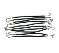 De 10 ganchos elásticos para estilizar cabello, bandas para cabello simples y prácticas, coleteros coloridos, corbatas, adornos, ganchos elásticos
