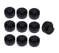 De 10 Sordinas de violín de para práctica silenciosa y un control de tono claro Soft Rubber Quiet