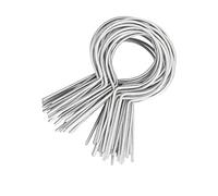 De 100 amarres multiusos para de alambre de calibre 11, metal resistente para rendimiento, seguridad para granjas y jardines, accesorios para vallas agrícolas