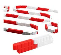 De 100 barandillas de obstáculos Ajustables, Edificio Educativo para Ranura, Accesorios para Coches, Barrera para Pista de Coches de Carreras