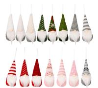 De 15 Adornos de Punto Colgante para árbol de Navidad Elegantes Accesorios para Colgar Festivos Adornos Hechos a Mano Decoraciones para árboles de Festivales