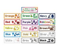 De 16 tarjetas educativas para niños para el desarrollo temprano del lenguaje con objetos comunes e imágenes brillantes para niños